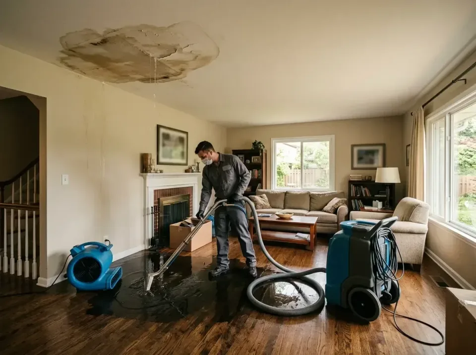 attic-pipe-burst-ceiling-drip-008 — frequently asked questions, Water Damage Restoration & Carpet Care in Forestdale, MA